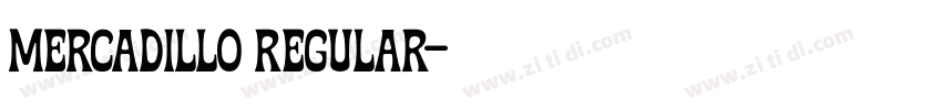 Mercadillo Regular字体转换